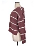 Moral Fiber Stripes Burgundy Pullover Sweater Size XL - photo 5