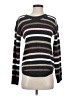 SO 100% Acrylic Stripes Black Pullover Sweater Size S - photo 1