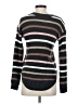 SO 100% Acrylic Stripes Black Pullover Sweater Size S - photo 2