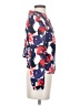 Richcoco 100% Rayon Floral Blue Jacket Size S - photo 4
