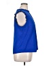 Unbranded 100% Polyester Blue Sleeveless Blouse Size XL - photo 4