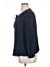 Ann Taylor LOFT Blue 3/4 Sleeve Blouse Size XL - photo 5