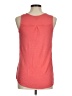 Fortune + Ivy 100% Polyester Orange Sleeveless Blouse Size M - photo 2