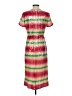 J.Crew 100% Polyester Tie-dye Red Cocktail Dress Size 4 - photo 2