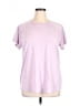 Tek Gear Polka Dots Purple Short Sleeve T-Shirt Size XL - photo 1