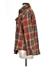 Unbranded 100% Polyester Plaid Brown Long Sleeve Blouse Size L - photo 5