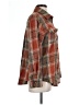 Unbranded 100% Polyester Plaid Brown Long Sleeve Blouse Size L - photo 4