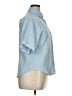 Assorted Brands Solid Blue Short Sleeve Blouse Size XL - photo 4