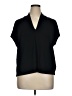 H&M Black Short Sleeve Blouse Size XL - photo 1