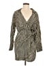 H&M Houndstooth Black Casual Dress Size M - photo 1