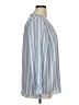 T Tahari 100% Polyester Stripes Blue Long Sleeve Blouse Size XL - photo 4