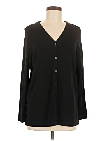 Petite Sophisticate Long Sleeve Blouse (view 1)
