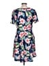 Unbranded Tropical Blue Casual Dress Size L - photo 2