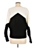 Ellen Tracy Color Block Ivory Pullover Sweater Size M - photo 2