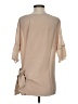 Gold Hawk Tan 3/4 Sleeve Blouse Size XS - photo 2