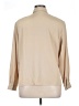 Notations 100% Polyester Solid Tan Long Sleeve Blouse Size XL - photo 2