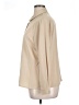 Notations 100% Polyester Solid Tan Long Sleeve Blouse Size XL - photo 5