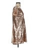 Lulus 100% Polyester Metallic Gold Cocktail Dress Size XS - photo 4