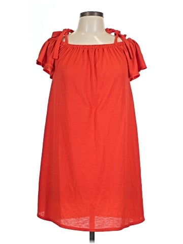 Green Envelope Casual Dress (view 1)