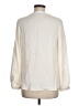 Milly Ivory Long Sleeve Silk Top Size 6 - photo 2