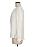 Milly Ivory Long Sleeve Silk Top Size 6 - photo 5