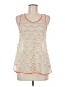 Ginger G. Ivory Sleeveless Blouse Size M - photo 1