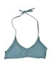 Shekini Solid Teal Swimsuit Top Size XS - photo 1