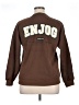 Assorted Brands Graphic Brown Sweatshirt Size 0X (estimated) - photo 2