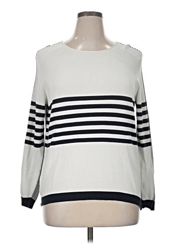 Blue Les Copains Pullover Sweater (view 1)