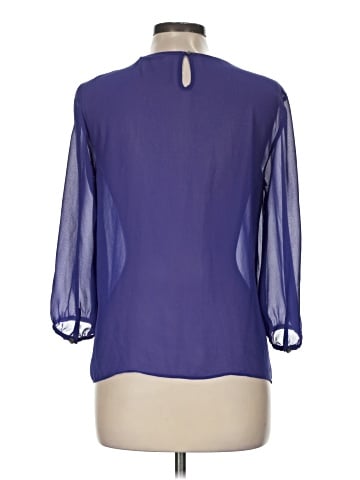 DKNYC 3/4 Sleeve Blouse (view 2)