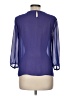 DKNYC Purple 3/4 Sleeve Blouse Size M - photo 2