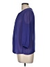 DKNYC Purple 3/4 Sleeve Blouse Size M - photo 5