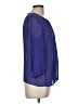 DKNYC Purple 3/4 Sleeve Blouse Size M - photo 4