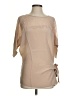 Gold Hawk Tan Short Sleeve Blouse Size S - photo 1