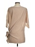 Gold Hawk Tan Short Sleeve Blouse Size S - photo 2
