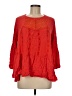 Adiva Red 3/4 Sleeve Blouse Size M - photo 1