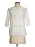 J.Jill Ivory 3/4 Sleeve Blouse Size XS - photo 1