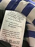 J.Crew 100% Cotton Stripes Blue 3/4 Sleeve Blouse Size 0 - photo 8
