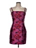 H:ours 100% Polyester Camo Burgundy Pink Cocktail Dress Size M - photo 1
