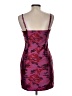 H:ours 100% Polyester Camo Burgundy Pink Cocktail Dress Size M - photo 2