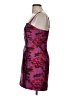 H:ours 100% Polyester Camo Burgundy Pink Cocktail Dress Size M - photo 5