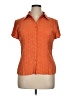 East5th Orange Short Sleeve Blouse Size XL - photo 1