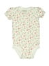 Huggies Floral Ivory Short Sleeve Onesie 0-3 MO / 3 MO - photo 1