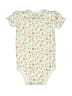 Huggies Floral Ivory Short Sleeve Onesie 0-3 MO / 3 MO - photo 2