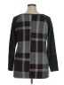 Jade by Jane Plaid Black Pullover Sweater Size XL - photo 2