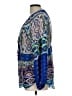 Hale Bob Blue Long Sleeve Blouse Size L - photo 5