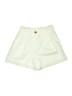 Shein 100% Polyester Solid Ivory Shorts Size S - photo 1