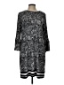 MICHAEL Michael Kors Paisley Gray Casual Dress Size L - photo 1