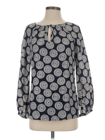 Tory Burch Long Sleeve Silk Top (view 1)