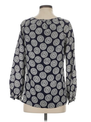 Tory Burch Long Sleeve Silk Top (view 2)